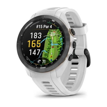 Approach S70 (42mm) fekete kerámia fehér szilikon szíjjal (ED)