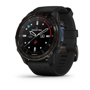 Descent Mk3i - 51 mm, Carbon szürke DLC Titanium fekete szilikon szíjjal (ED XD)