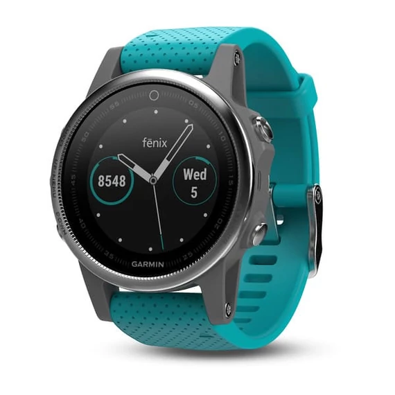 Fenix 5S ezüst/türkiz szíjjal