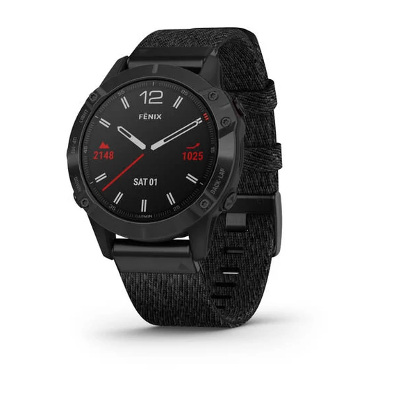 fenix 6 Sapphire fekete DLC