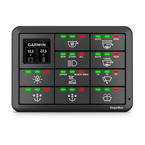 SP12, EmpirBus, H-CL-D, Horizontal, Display, 10 buttons