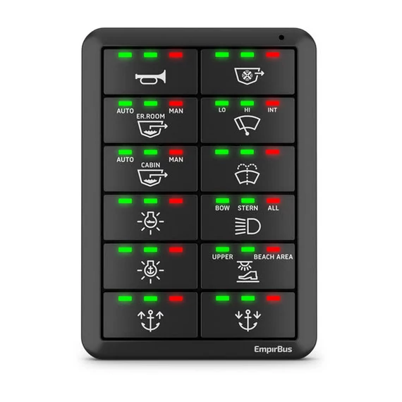 SP12, EmpirBus, H-CL, Vertical , 12 buttons