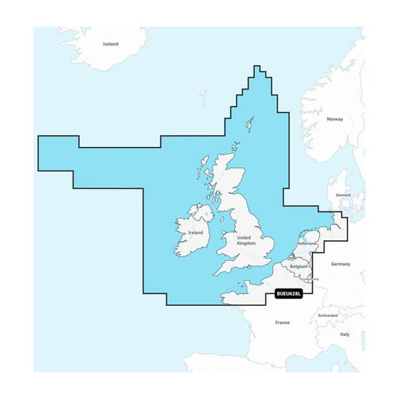 Garmin Navionics+ UK, Ireland & Holland Built-In Chart Update