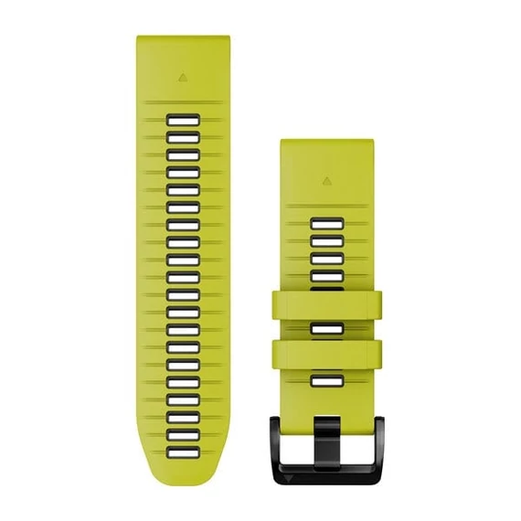Óraszíj 26 mm lime/grafit szilikon (QuickFit)