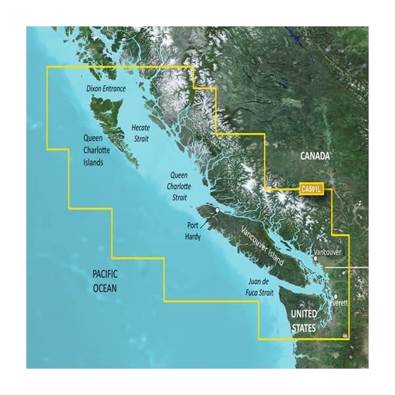 Puget Sound-Dixon Entrance - VCA501L - LARGE