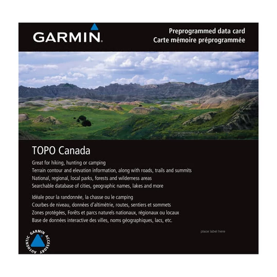 TOPO Canada - Entire country - microSD/SD