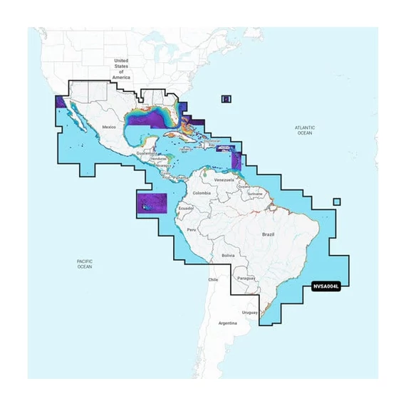 Mexico, Caribbean to Brazil - NVSA004L